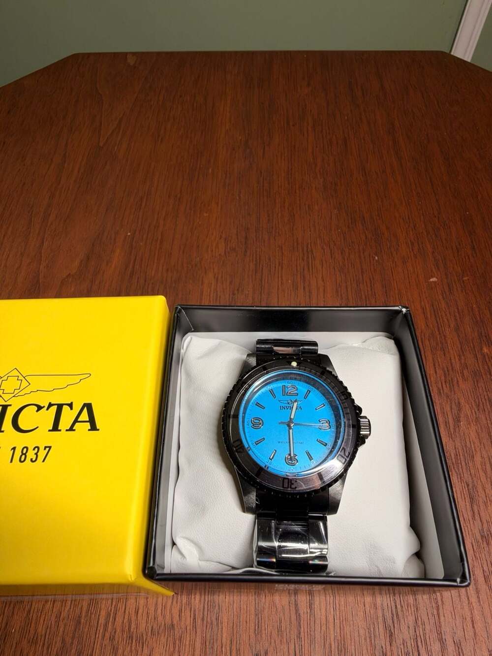 Invicta Specialty Men's Quartz Watch 40mm Black Blue Dial